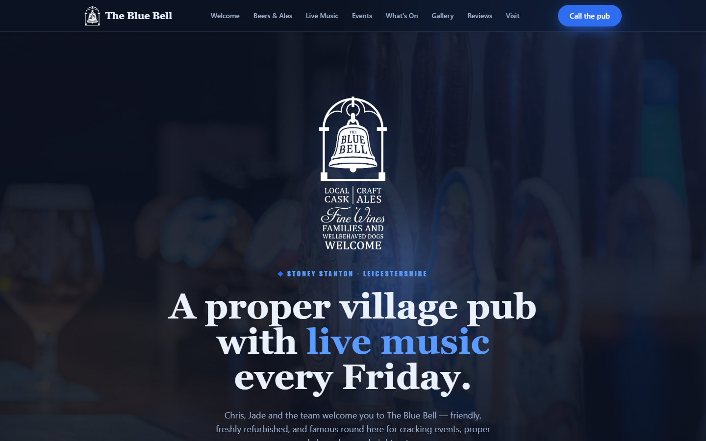 The The Bluebell website