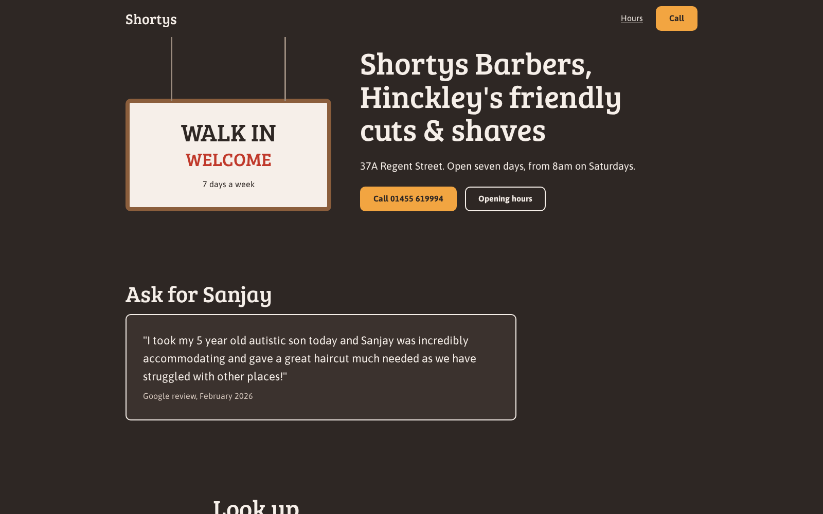 Shortys Barbers preview